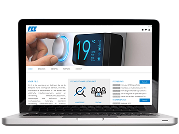 FEE lanceert nieuwe website met beveiligd ledenplatform - Screenshot feebel.be