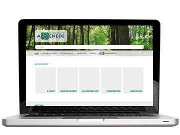 WEBRAND en gemeente Assenede bouwen samen gemeentelijke website - Screenshot assenede.be