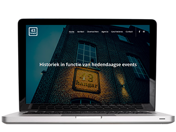 WEBRAND ontwikkelt nieuwe website voor Hangar 43